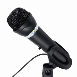 Мікрофон Gembird MIC-D-04, чорний, 3.5 мм, настільна підставка, 1.3 м