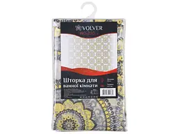 Штора для ванної VOLVER 180x200см Vestre (комплект) ПЕВА арт.51419