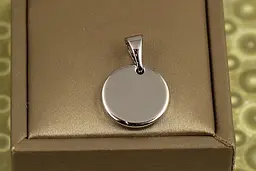 Кулон Xuping Jewelry Монетка 1,6 см сріблястий