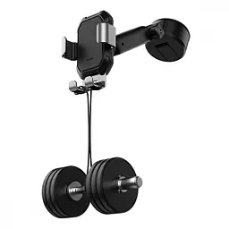 Тримач в машину Baseus Tank Gravity Car Mount With Suction Base silver (SUYL-TK0S) - мініатюра 5