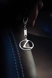 Срібний брелок Lexus (Лексус) (9001.1) - мініатюра 2