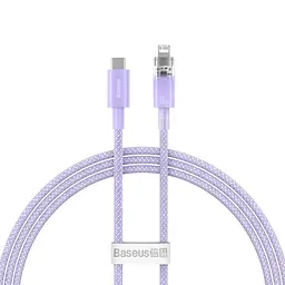 Кабель Baseus Explorer Series Fast Charging Cable with Smart Temperature Control Cable Type-C to Lightning 20W 1m CATS010205 Purpl