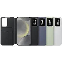 Оригінальний чохол-книжка Smart View Wallet Case для Galaxy S24 Plus Чорний EF-ZS926CBEGWW - мініатюра 4