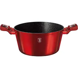 Каструля з кришкою Berlinger Haus Metallic Line Burgundy Edition 6.1 л червона (BH 1258N) - мініатюра 2