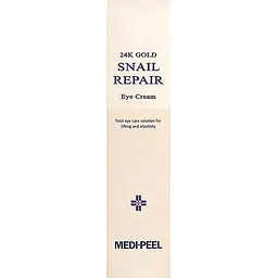 Регенеруючий крем для очей із золотом і муцином равлика Medi Peel 24K Gold Snail Repair Eye Cream 40 мл - мініатюра 2