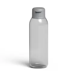 Пляшечка для води Berghoff LEO пластикова сіра 0,75 л (3950225)