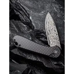 Ніж Civivi Elementum II Button Lock Damascus Black - мініатюра 6