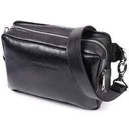 Чоловіча шкіряна сумка GRANDE PELLE 20,5х14,5х6,5 см sum0026533