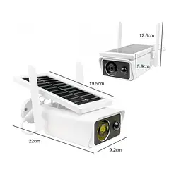 Автономна вулична камера XPRO 2 MP Wi-Fi на сонячній батареї ICSEE (40740-Solar APP ICSEE_1312) - мініатюра 6