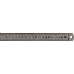 Лінійка Buromax 20 см, steel (BM.5810-20)