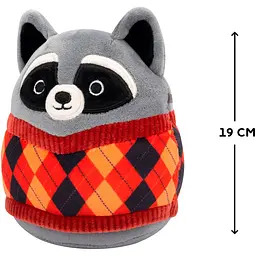 М'яка іграшка Squishmallows Єнот Роккі 19 см різнобарвна (6900007501798) - мініатюра 6