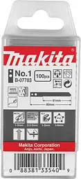 Набір полотен HSS для лобзика по металу Makita B-07783 (100 шт)