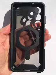 Оригінальний протиударний чохол для Samsung Galaxy S25 Plus UAG Plasma XTE MagSafe Black (S936) 214468114097 з підставкою - мініатюра 7
