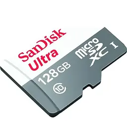 Картка пам'яті SanDisk MicroSDXC 128 GB Ultra UHS-1 card only SDSQUNR-128G-GN6MN