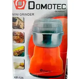 Кавомолка Domotec KP-125 електрична роторна 150 г 180 Вт помаранчева (lp-87436_234) - мініатюра 3