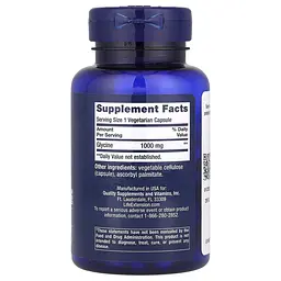 Гліцин Life Extension Glycine 1000 mg, 100 вегакапсул - мініатюра 2