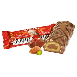 Батончик Reber Mozart Piano Bar з начинкою марципан-праліне 45 г - мініатюра 2