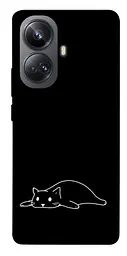 TPU чохол Demsky Lazy cat для Realme 10 Pro+