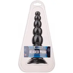 Анальна пробка з кульками Menzstuff Beaded Probe Black