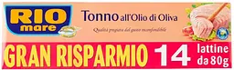 Тунец Rio Mare Olio di Oliva 14 шт 1120 г Італія 