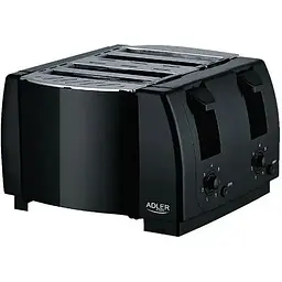 Тостер Adler AD 3211 на 4 скибочки, потужність 1300Вт