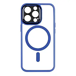 Чохол Creative TPU PC Metal Calais MagSafe Apple iPhone 13 Pro Light Blue