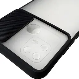 Бампер Totu Slide Camera Matt Case Xiaomi Redmi 10C Black - мініатюра 3