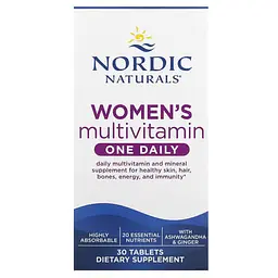 Витамины для женщин Women's Multivitamin One Daily 30 таблеток Nordic Naturals vit0006217