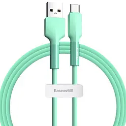 Кабель Baseus Silica Cable USB to Type-C 1m CATGJ-06 Green