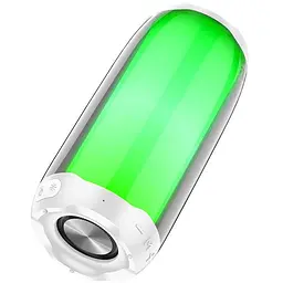 Портативна Bluetooth-колонка Hoco HC8 Pulsating colorful luminous wireless speaker Білий