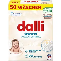 Пральний порошок для дитячих речей Dalli Sensitiv 2,5 кг