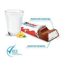Шоколадні батончики Kinder Riegel 10 шт х 21 г - мініатюра 3