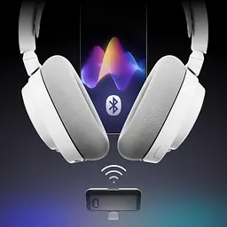 Бездротові навушники - ігрова гарнітура SteelSeries Arctis Nova 7P Gen 2 Wireless Білий PC/PS/SW/MAC/MOB - мініатюра 5