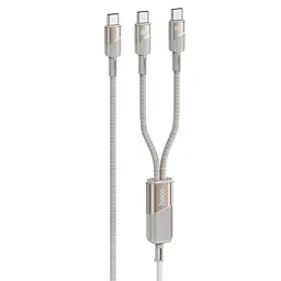 Дата кабель Hoco U139 Type-C to Type-C/Type-C 100W (1.2m) Gold
