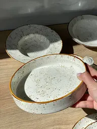 Салатник Olens Стара Баварія 102-1384 20 см 800 мл молочний - мініатюра 2