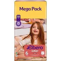 Підгузки-трусики Libero Up&Go 6 (13-20 кг) 50 шт. - мініатюра 2