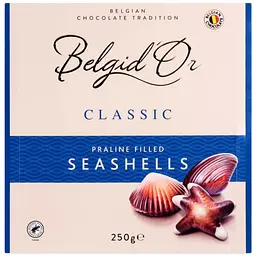 Цукерки Belgid'Or Морські мушлі 250 г (350939)