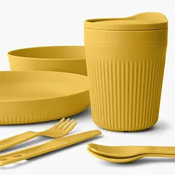 Набір посуду Sea To Summit Passage Dinnerware Sett 1P 7 предметів Arrowwood Yellow (1033-STS ACK037051-120917) - мініатюра 2