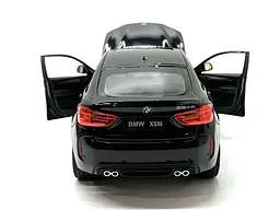 Машинка колекційна металева BMW X6M Rastar 56600 1:24 чорний - мініатюра 7