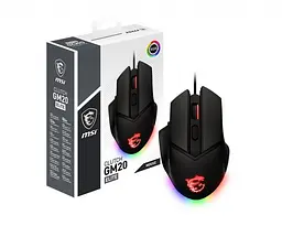 Mиша USB OPTICAL GAMING CLUTCH GM20 ELITE MSI - мініатюра 5