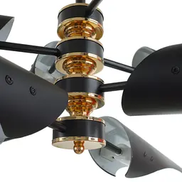 Люстра Brille стельова Е14 40W BK (BL-749C/8) - мініатюра 8