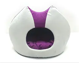 Будка для котів та собак Zoo-hunt Містик-котик №1 30х40х40 см фіолетова (ZH2410-1) - мініатюра 3