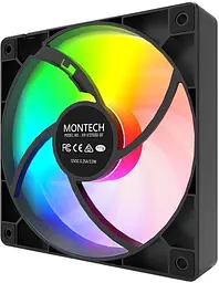 Вентилятор MONTECH 120MM GF120 PWM BLACK (GF120 PWM BLACK) - мініатюра 3