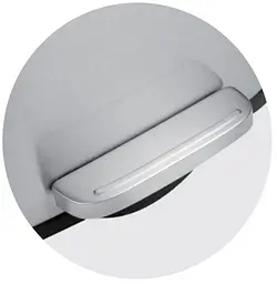 Відро для сміття з плавним закриттям прямокутне Mixxus Bevel-TC0112 SS Color 12л нержавіюча сталь MI7087, Нержавіюча сталь - мініатюра 3