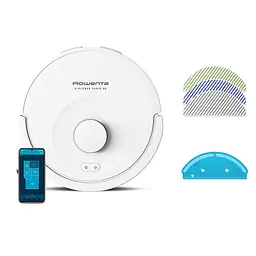 Робот-пилосос ROWENTA X-Plorer Series 90 для тварин та алергіків RR8777WH, 0.26 л, максимальна автономність 270 хв, білий