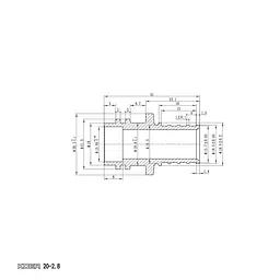Трубка Г-подібна для приєднання радіатора Koer Ka.D20-250 - 20(2.8mm) x 15-250mm KR4903 - мініатюра 4