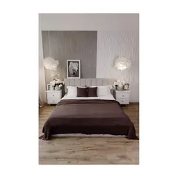 Плед Прованс COTTON шоколадний 120 х 200 см (039528) - мініатюра 2