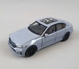 Машинка Автопром BMW БМВ TK - 10105 Авто Експерт, 3 кольори, металопластик, 1:32, звук, світло, інерція - мініатюра 2