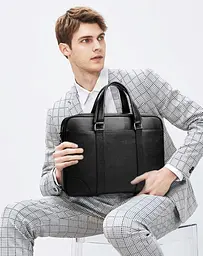 Сумка-портфель чоловіча шкіряна ділова Tiding Bag A25-9904A - мініатюра 7