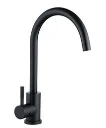 Змішувач для кухні Wezer EKO4A-01-BLACK чорного кольору, Чорний матовий